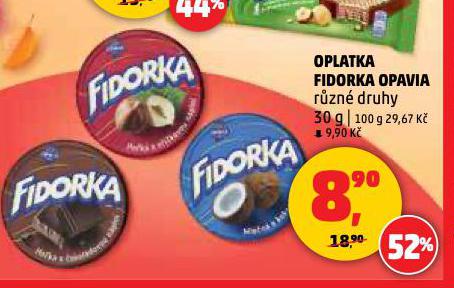 OPLATKA FIDORKA OPAVIA