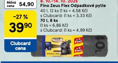 FINO ZEUS FLEX ODPADKOV PYTLE