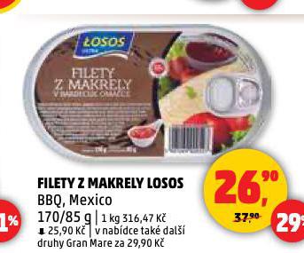 FILETY Z MAKRELY LOSOS