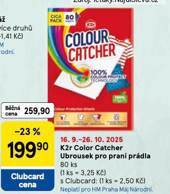K2R COLOUR CATCHER UBROUSEK PRO PRAN PRDLA