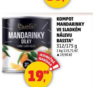 KOMPOT MANDARINKY