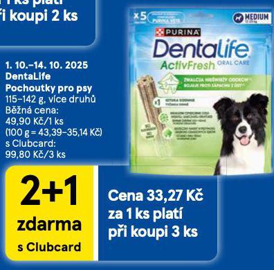 DENTALIFE POCHOUTKY PRO PSY