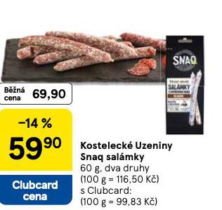 KOSTELECK UZENINY SNAQ SALMKY