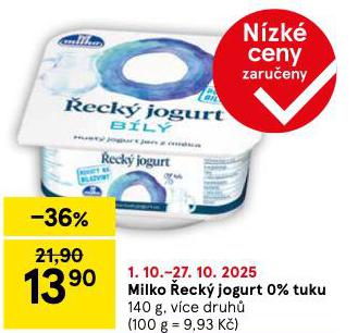 MIKO ECK JOGURT 0% TUKU