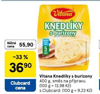 VITANA KNEDLKY S BURIZONY