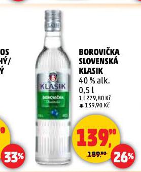 BOROVIKA SLOVENSK KLASIK