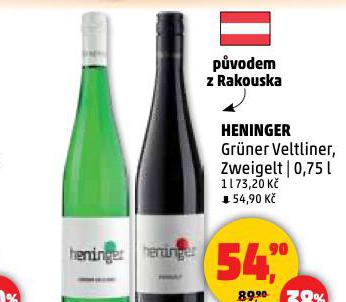 HENINGER GRNER VELTLINER