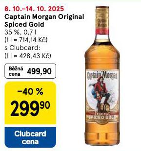 CAPTAIN MORGAN ORIGINAL SPICED GOLD