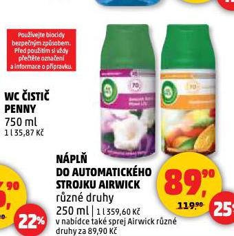 AIRWICK AUTOMATICK OSV̎OVA VZDUCHU
