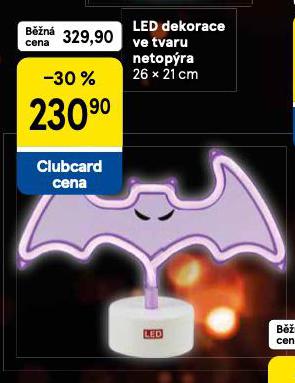 LED DEKORACE VE TVARU NETOPRA