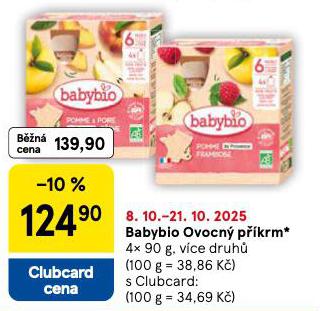 BABYBIO OVOCN PKRM