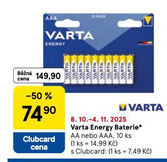 VARTA ENERGY BATERIE