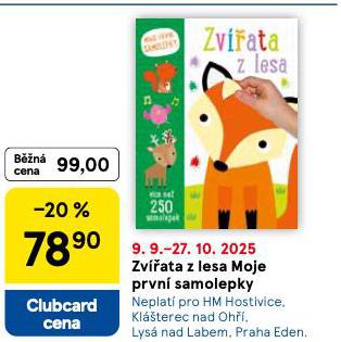 ZVATA Z LESA MOJE PRVN SAMOLEPKY