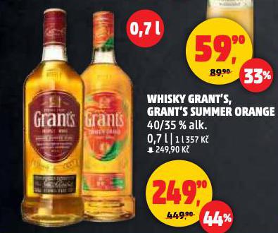 GRANT'S TRIPLE WOOD WHISKY