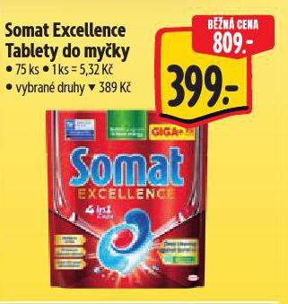 SOMAT EXCELLENCE TABLETY DO MYKY