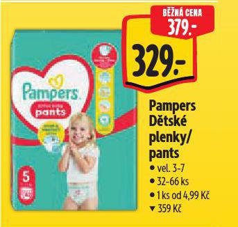 PAMPERS DTSK PLENKY / PANTS