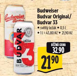 BUDWEISER BUDVAR 33