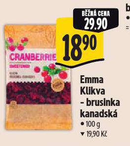 EMMA KLIKVA - BRUSINKA KANADSK