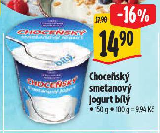 CHOCESK SMETANOV JOGURT BL