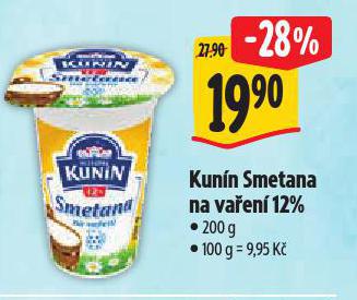 KUNN SMETANA NA VAEN 12%