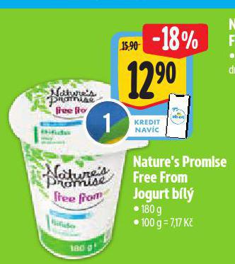 NATURES PROMISE FREE FORM JOGURT BL