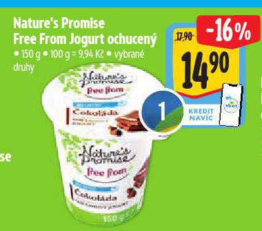 NATURES PROMISE FREE FORM JOGURT OCHUCEN