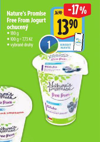 NATURES PROMISE FREE FORM JOGURT OCHUCEN