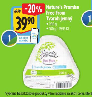 NATURES PROMISE FREE FORM TVAROH JEMN