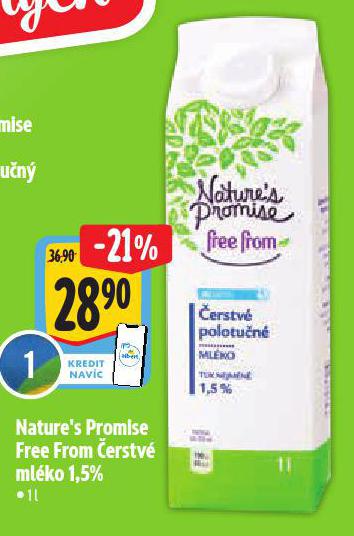 NATURES PROMISE FREE FORM ERSTV MLKO 1,5%