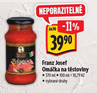 FRANZ JOSEF OMKA NA TSTOVINY