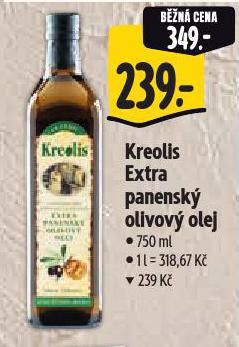 KREOLIS EXTRA PANENSK OLIVOV OLEJ