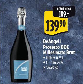 DEANGELI PRESECCO DOC MILLESIMATO BRUT