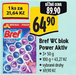 BREF WC BLOK POWER AKTIV
