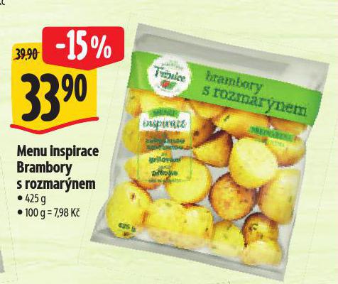 MENU INSPIRACE BRAMBORY S ROZMARNEM