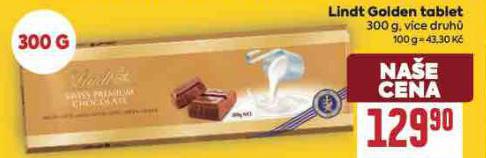 LINDT GOLDEN TABLET