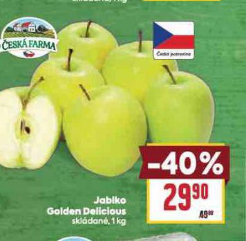 JABLKA GOLDEN DELICIOUS