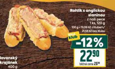 ROHLK S ANGLICKOU SLANINOU