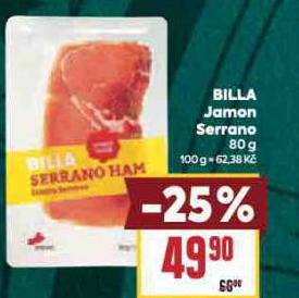 BILLA JAMON SERRANO