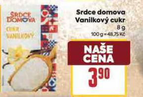 SRDCE DOMOVA VANILKOV CUKR