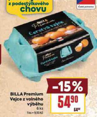 BILLA PREMIUM VEJCE Z VOLNHO VBHU