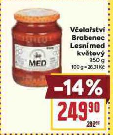 VELASTV BRABENEC LESN MED KVTOV