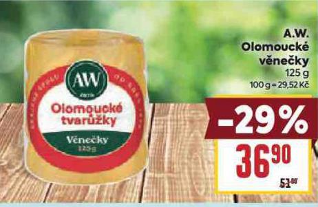 A. W. OLOMOUCK VNEKY