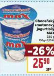 CHOCESK SMETANOV JOGURT BIL MAX