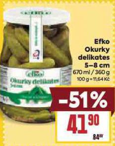 EFKO OKURKY DELIKATES