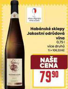 HABNSK SKLEPY JAKOSTN ODRDOV VNA
