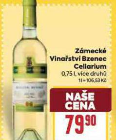ZMECK VINASTV BZANEC CELLARIUM