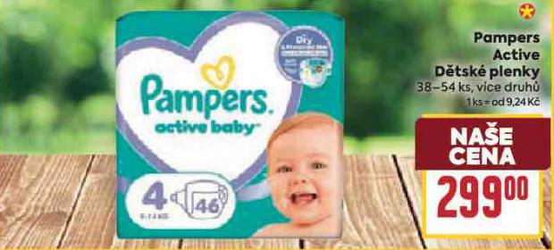 PAMPERS ACTIVE DTSK PLENKY