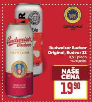 BUDWEISER BUDVAR ORIGINL