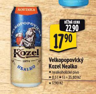 PIVO VELKOPOPOVICK KOZEL NEALKO