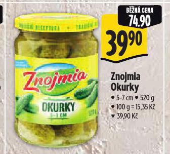 ZNOJMIA OKURKY